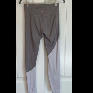 Lululemon Speed Wunder Tight Asym Half Moon / Light Chrome high rise rise size 6